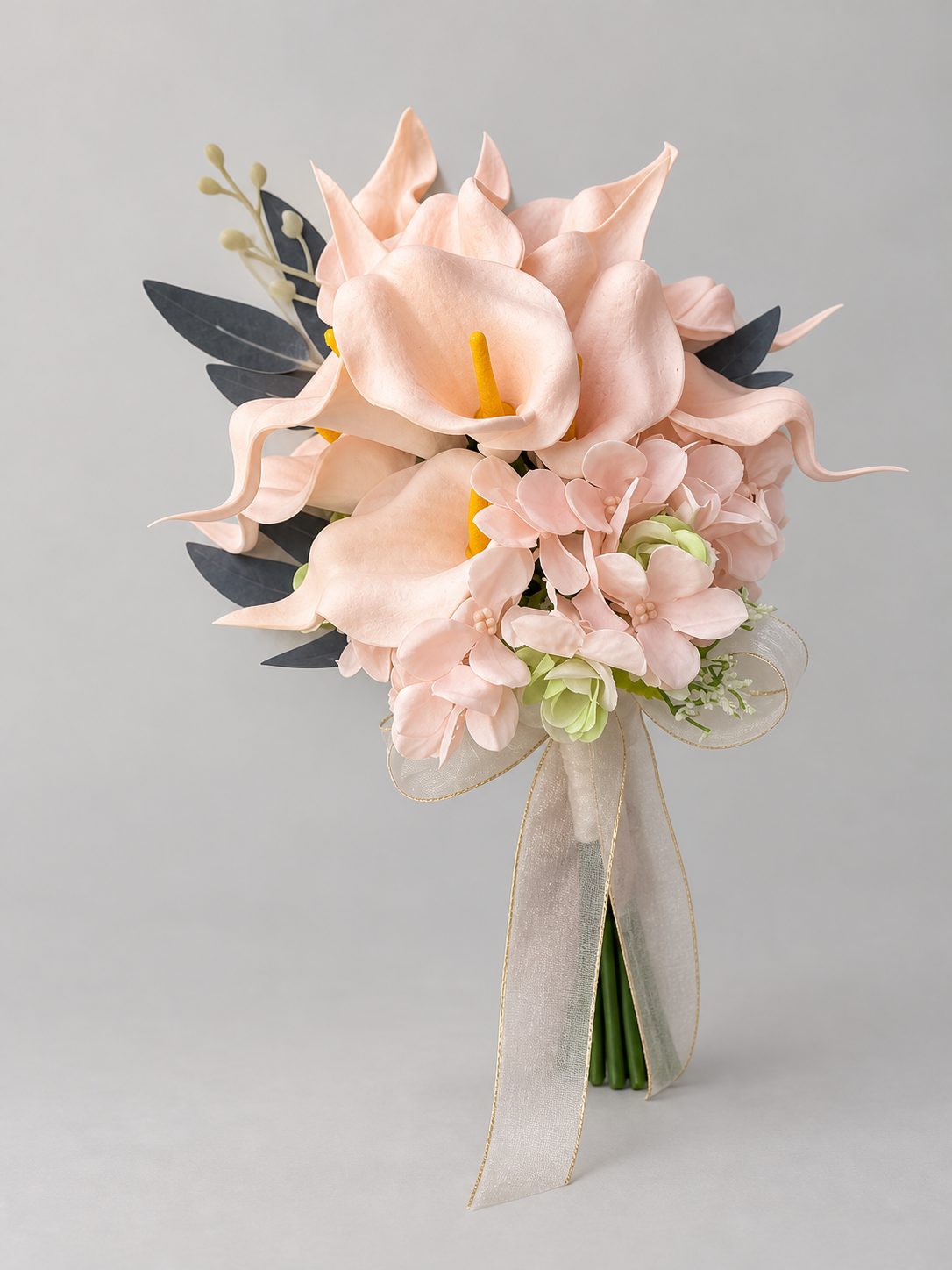 Ivory Calla Pearl Bouquet thumbnail 3