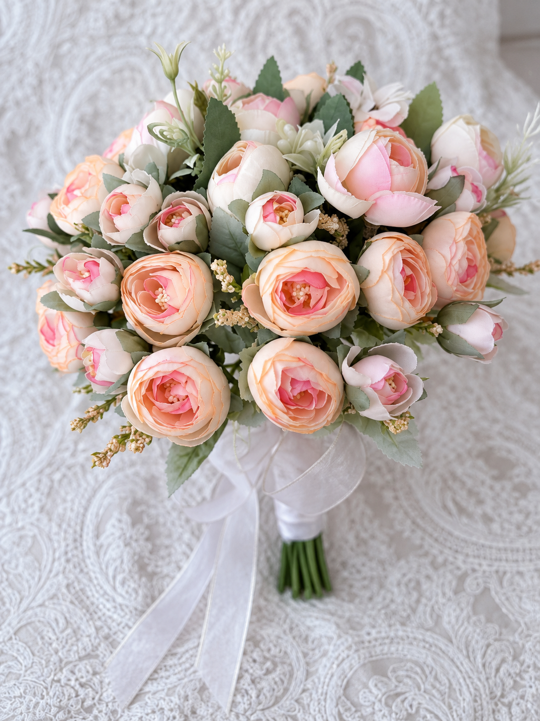 Blush Pearl Bouquet thumbnail 2