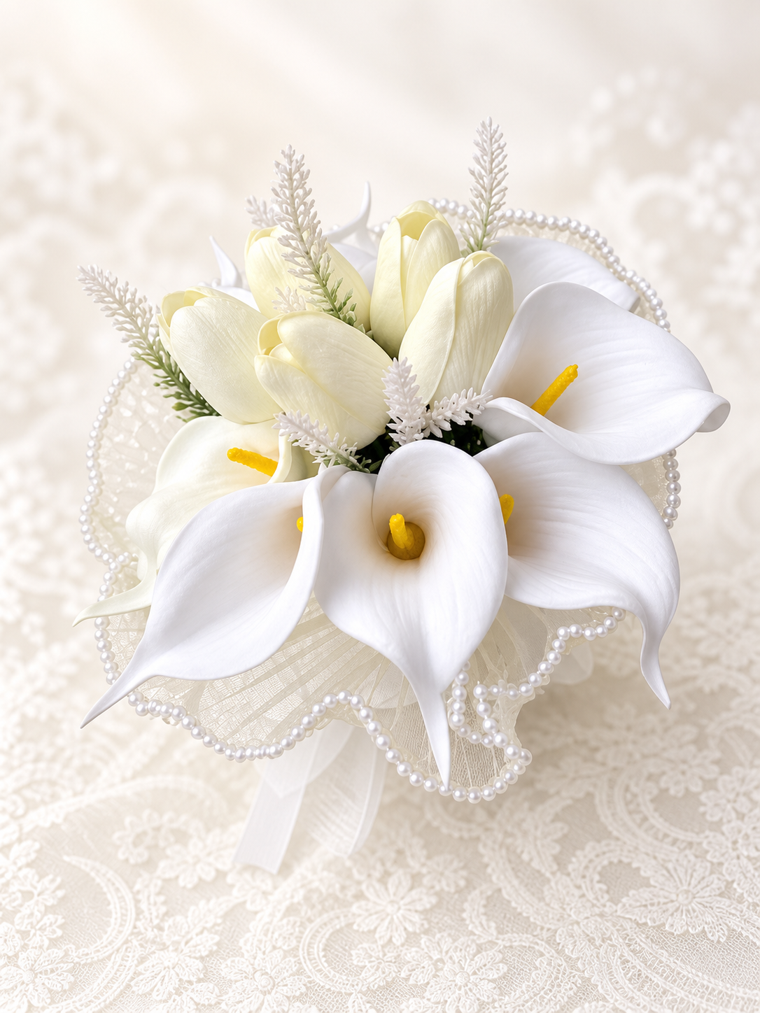 Ivory Pearl Corsage