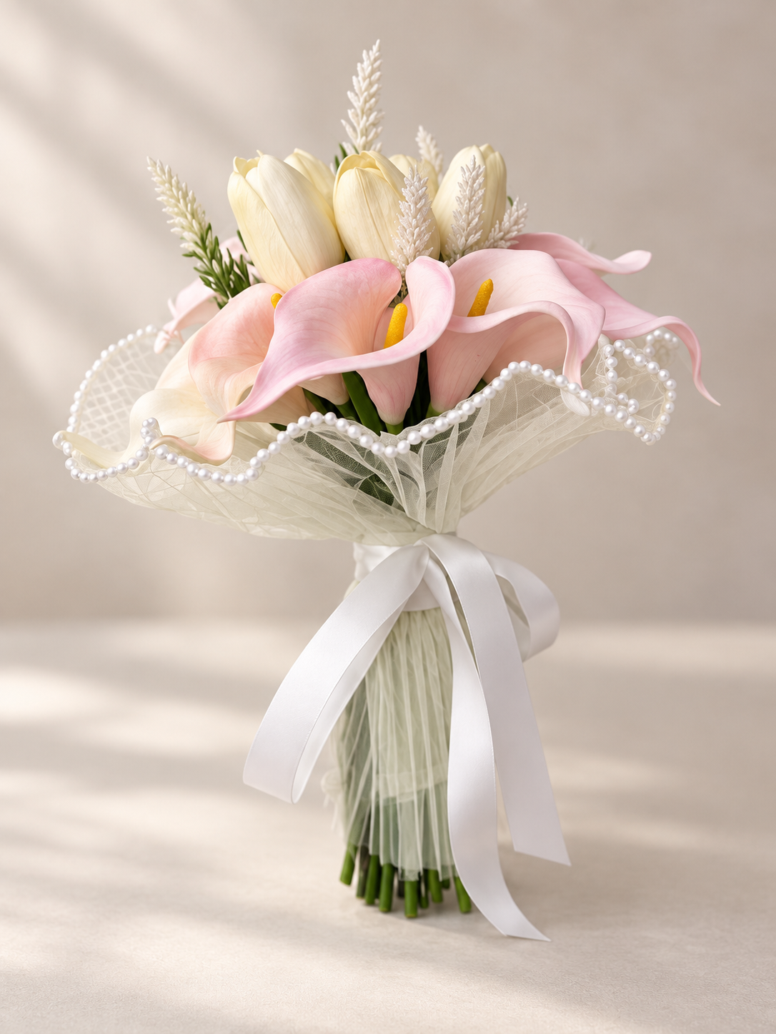Ivory Pearl Calla Bouquet thumbnail 3