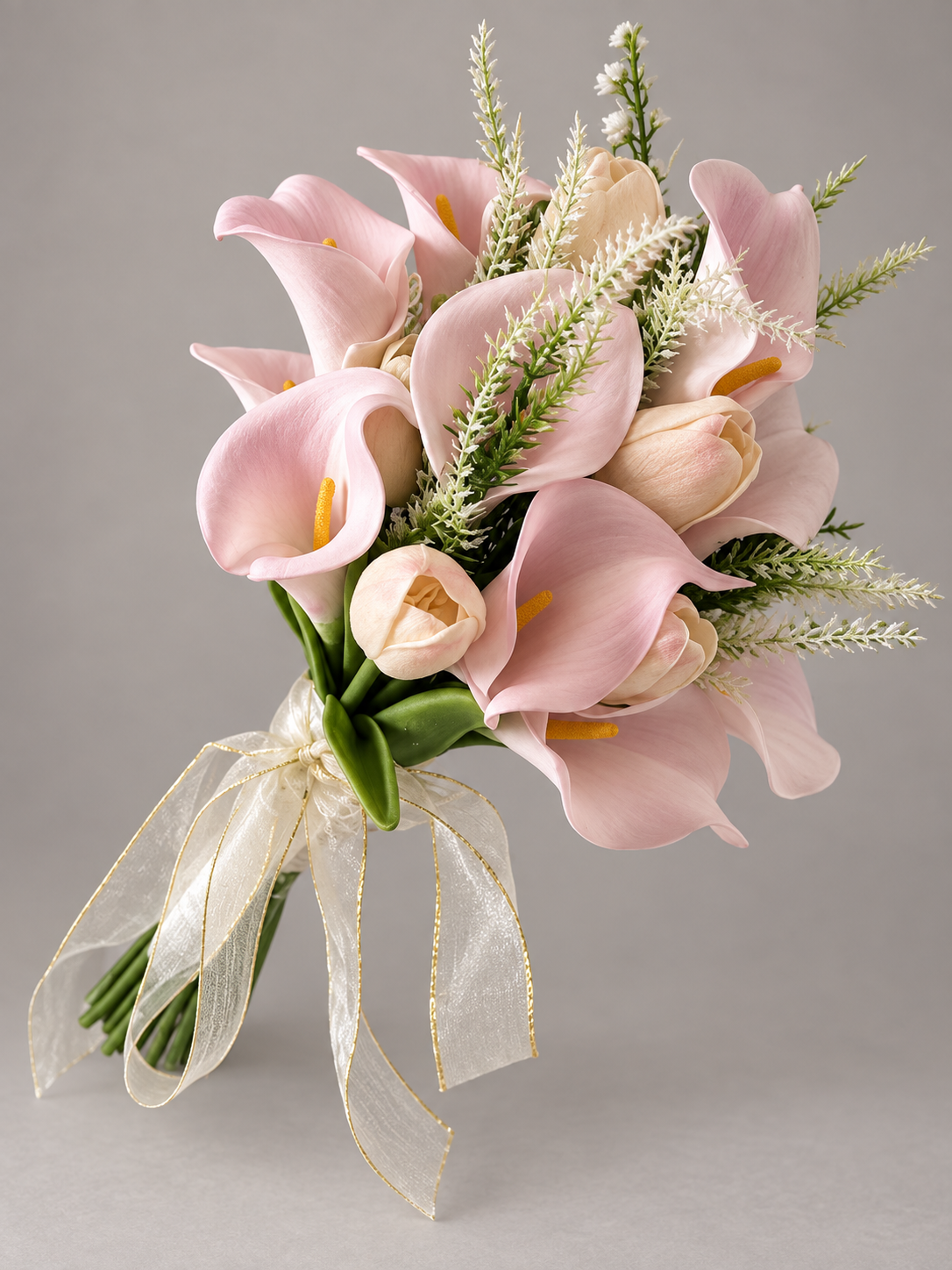 Ivory Lace Calla Bouquet thumbnail 3