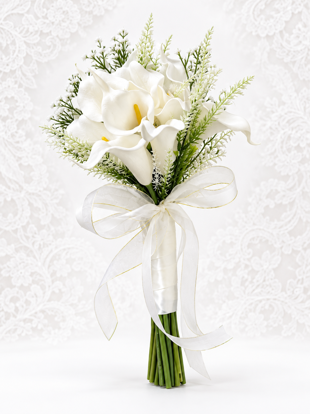 Ivory Lace Calla Bouquet