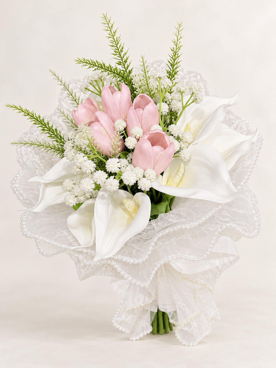 Azure Pearl Lace Calla Bouquet thumbnail 3