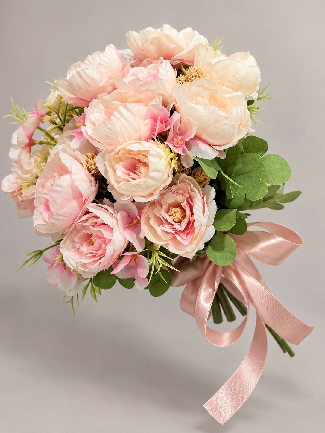 Blush Satin Bouquet thumbnail 2