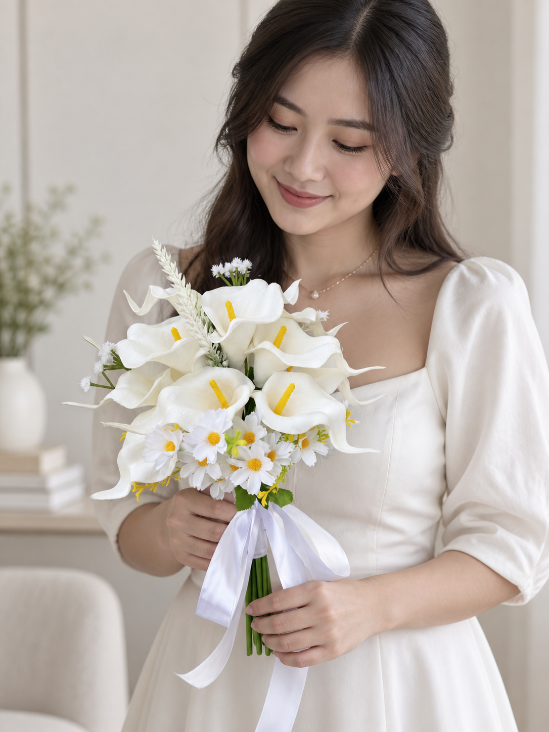 Ivory Garden Bouquet thumbnail 4