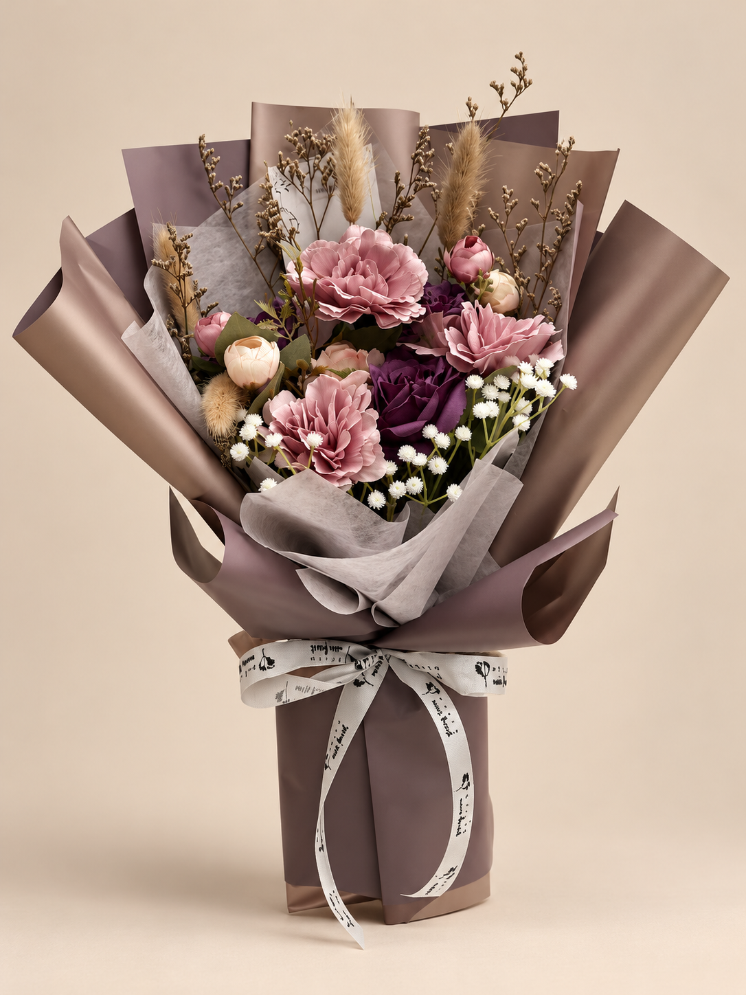 Velvet Lilac Romance Bouquet thumbnail 3