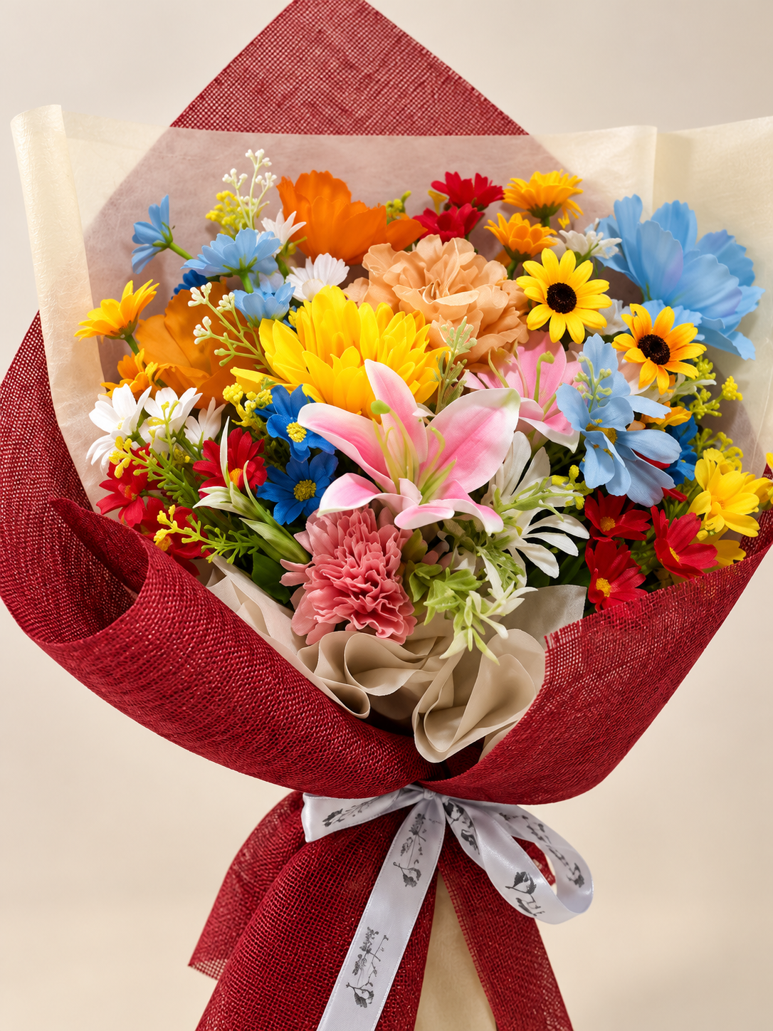 Crimson Meadow Bouquet thumbnail 2