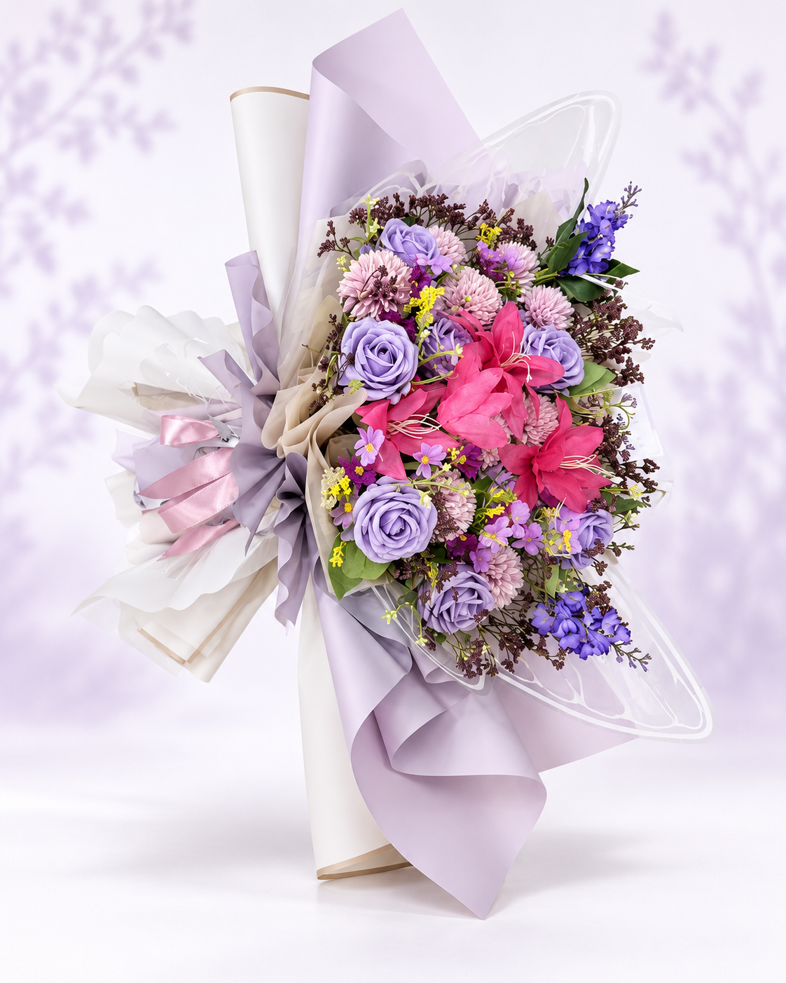Velvet Violet Garden Bouquet