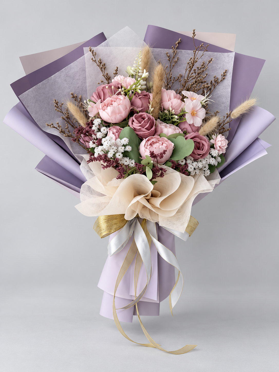 Amethyst Velvet Bouquet thumbnail 3