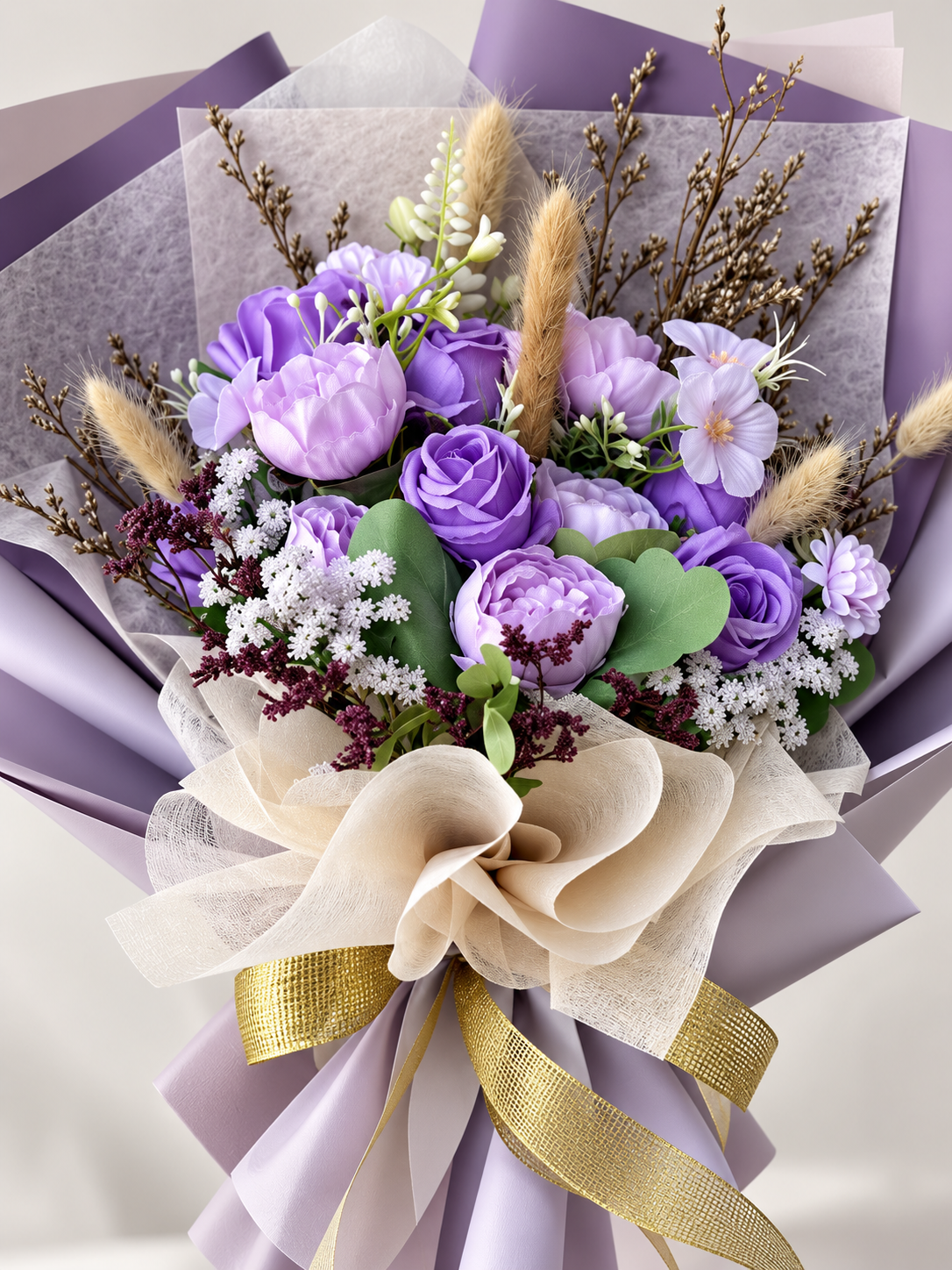 Amethyst Velvet Bouquet thumbnail 2