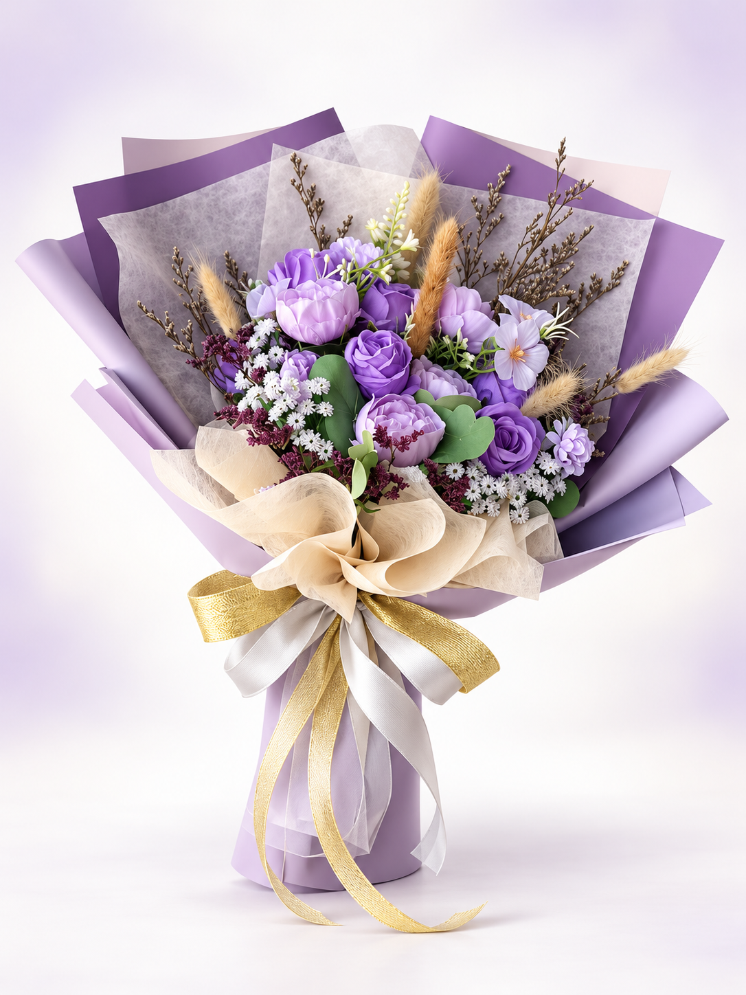 Amethyst Garden Bouquet foto 1