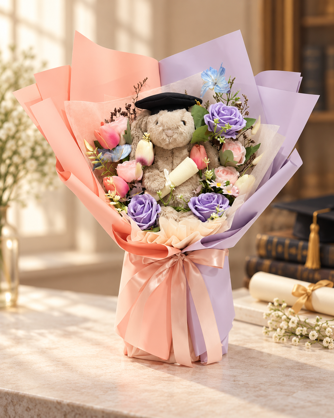 Lavender Scholar Bouquet thumbnail 5