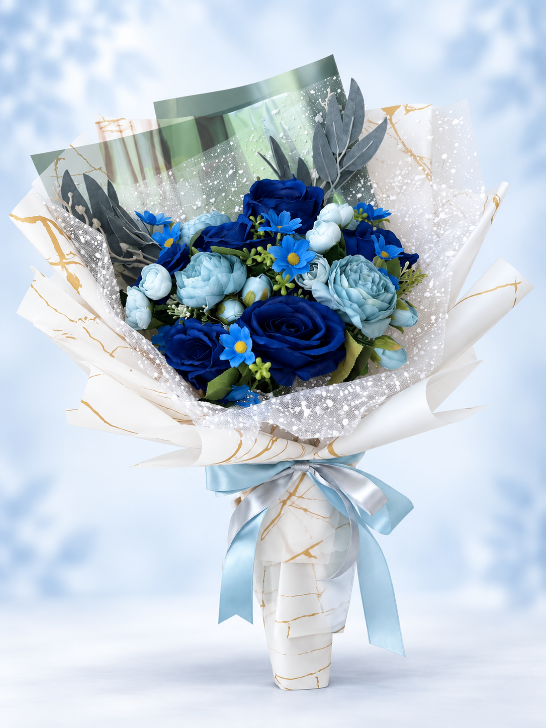 Azure Velvet Bouquet foto 1