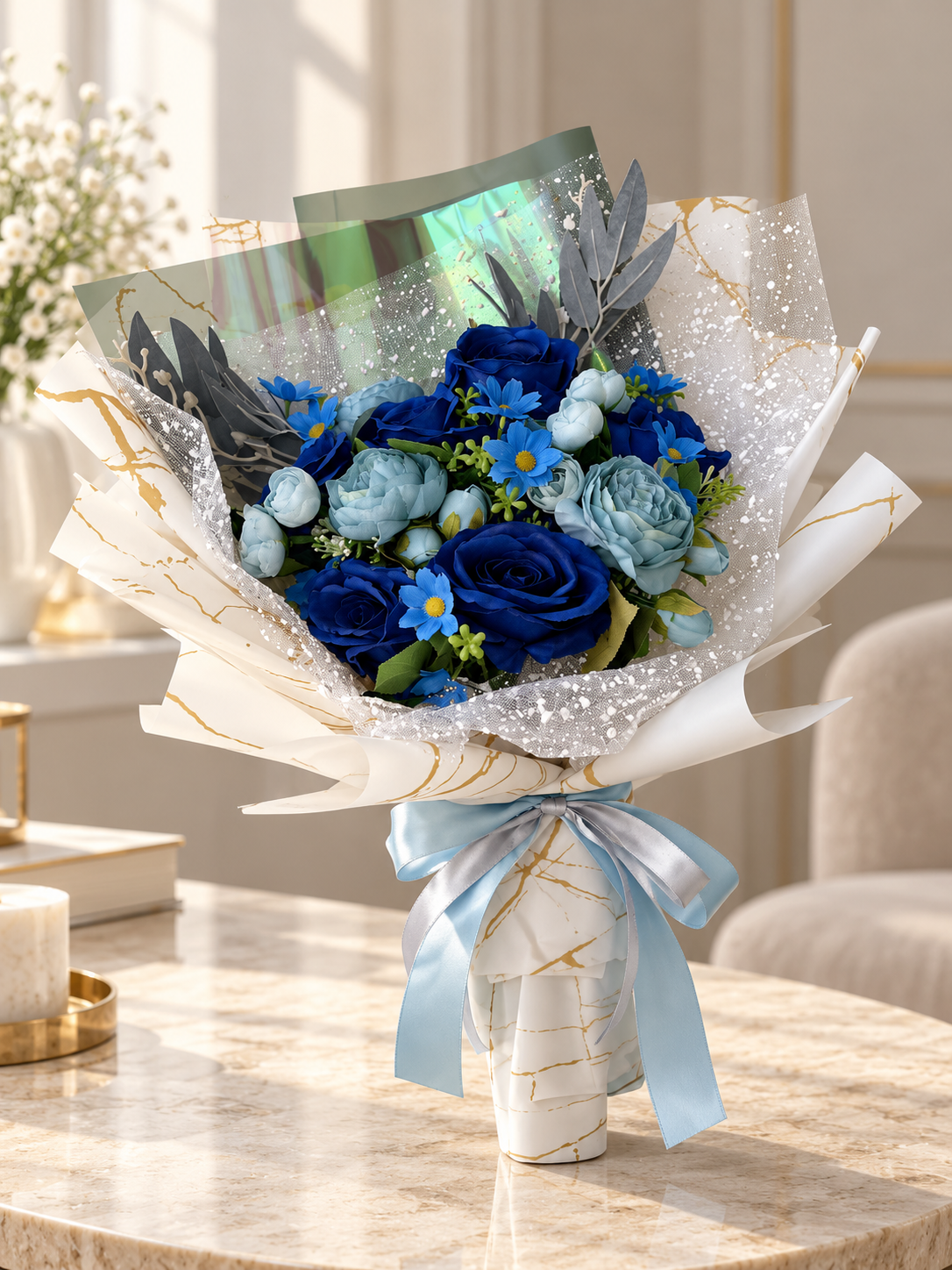 Azure Velvet Bouquet thumbnail 5