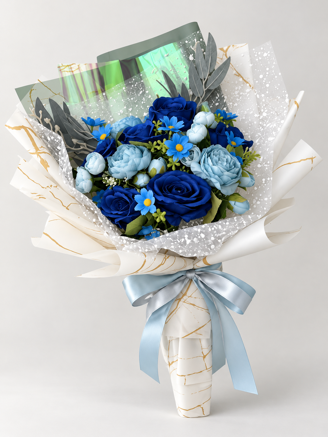Azure Velvet Bouquet thumbnail 3