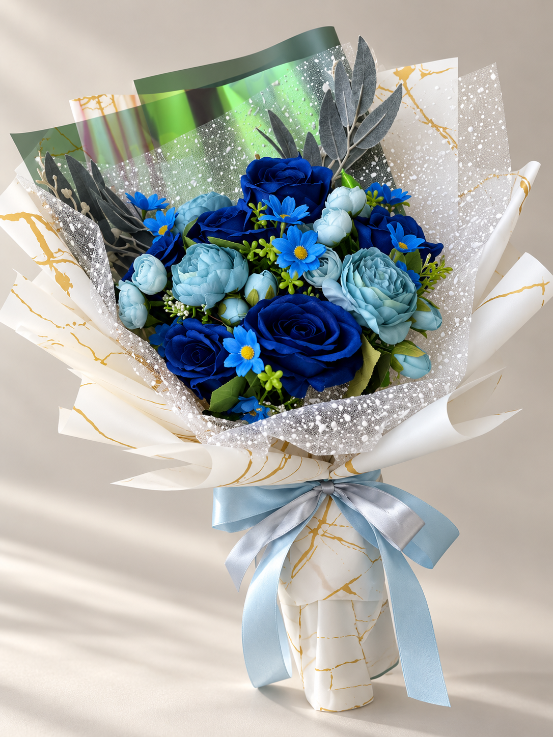 Azure Velvet Bouquet thumbnail 2