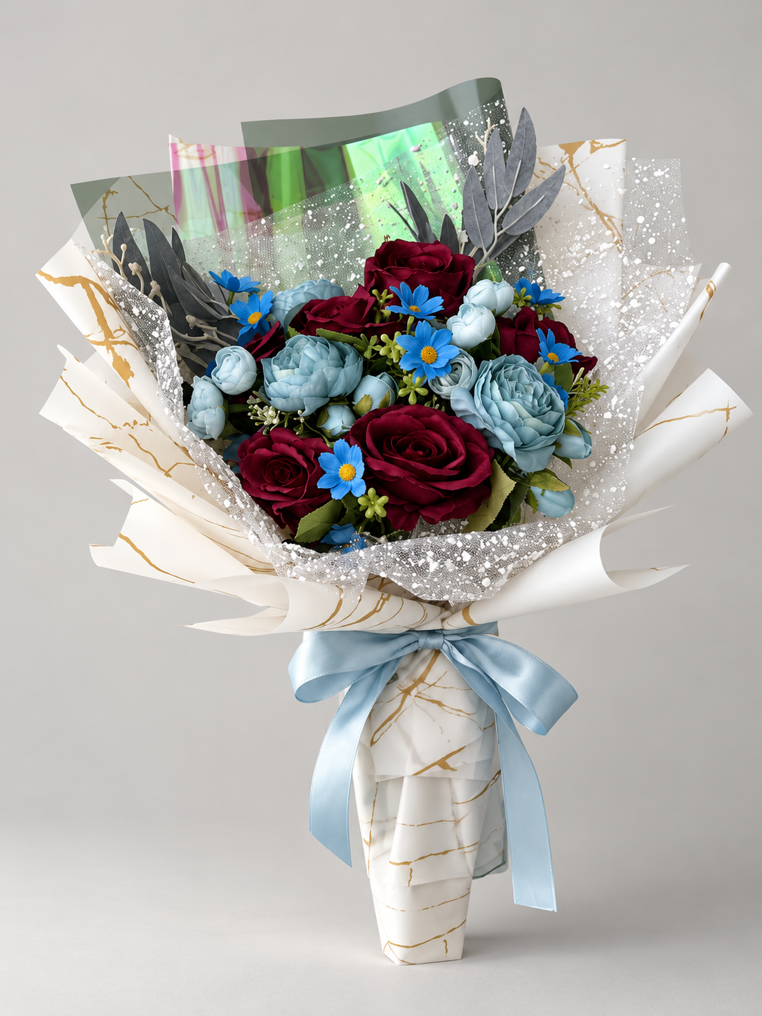 Azure Velvet Bouquet thumbnail 3