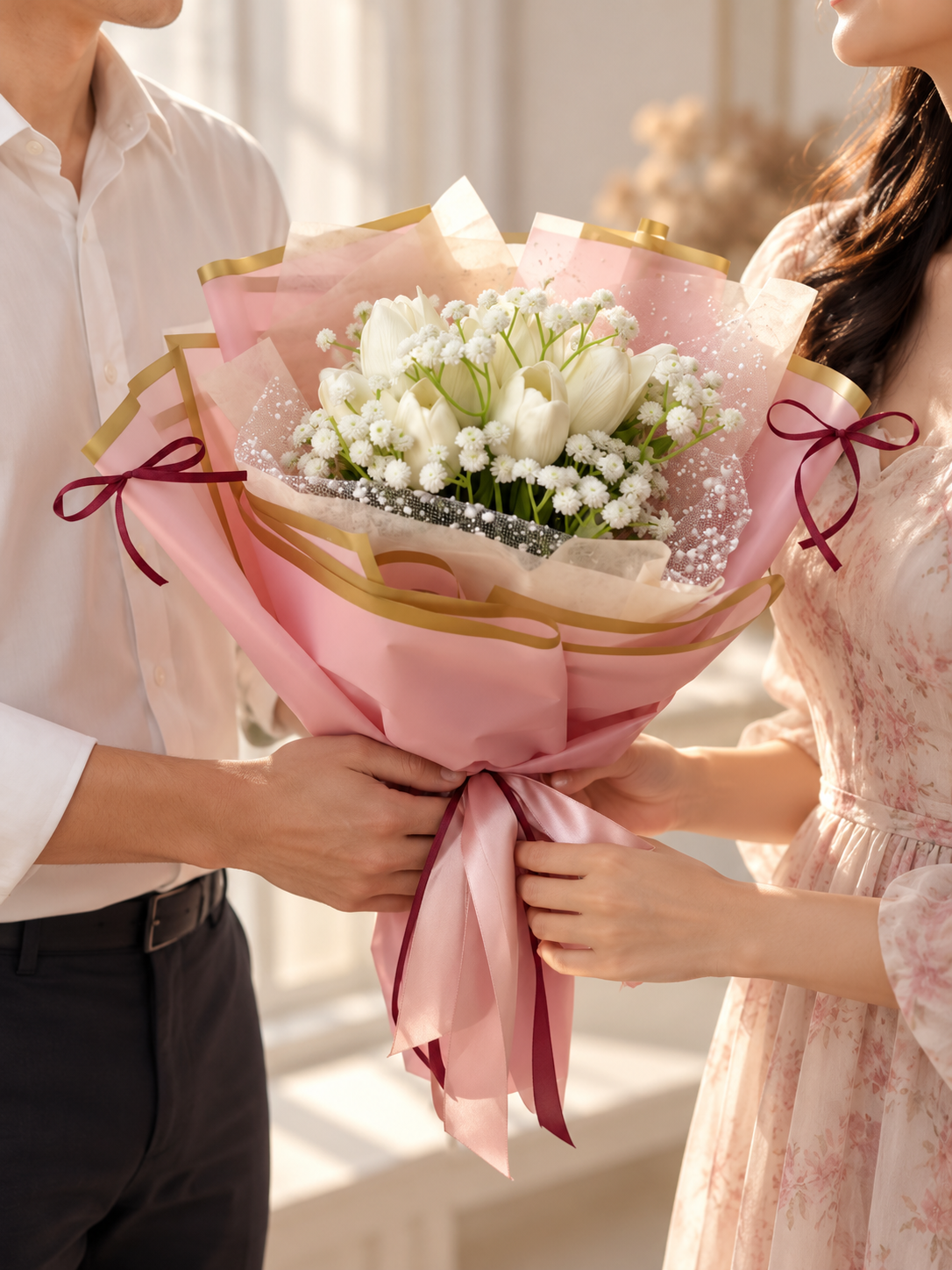 Ivory Blush Bouquet thumbnail 4
