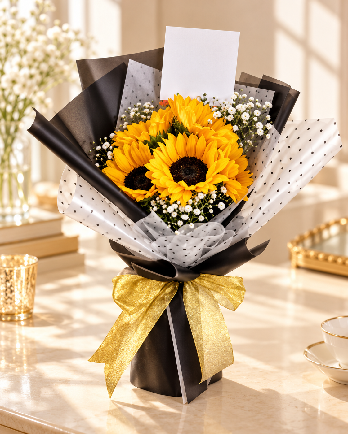 Sunlit Gold Bouquet thumbnail 5