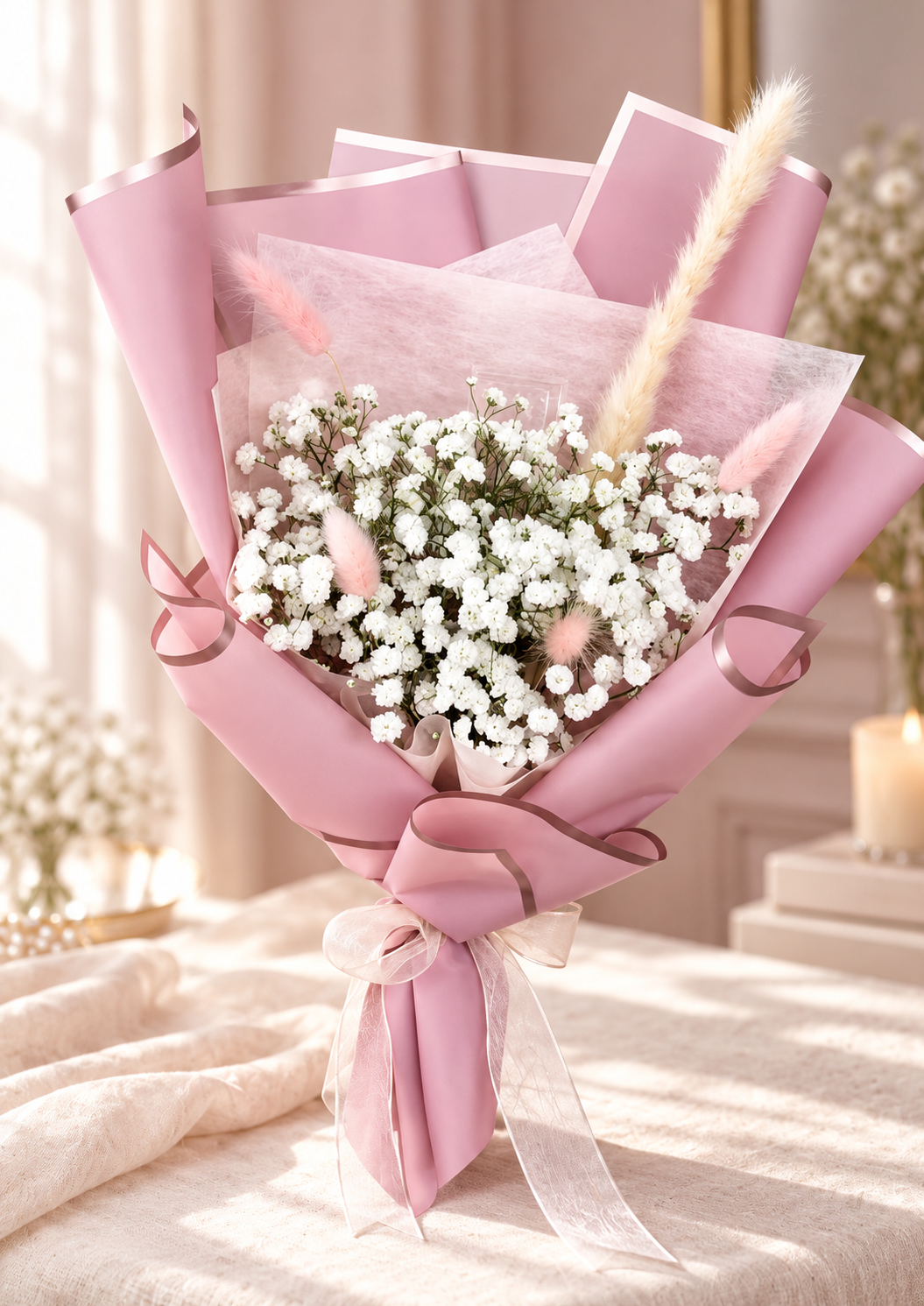 Blush Whisper Bouquet thumbnail 5