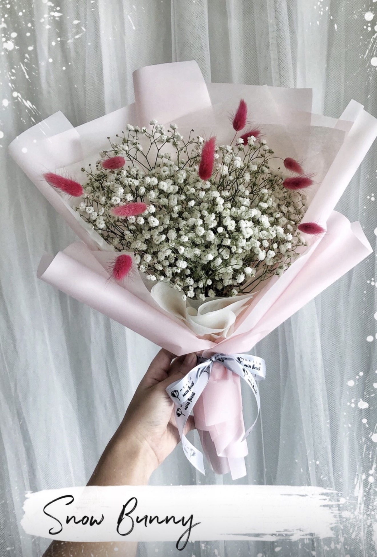 Blush Bunny Bouquet thumbnail 6