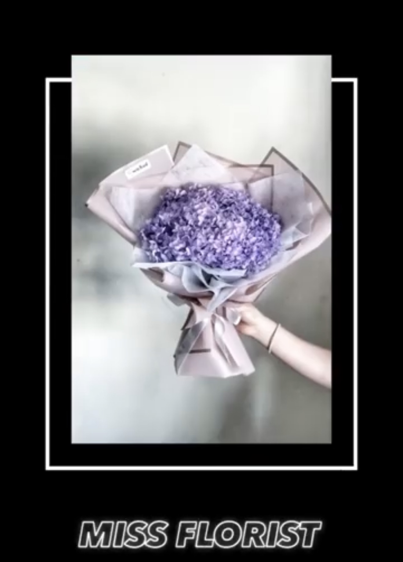 Velvet Violet Bouquet thumbnail 6