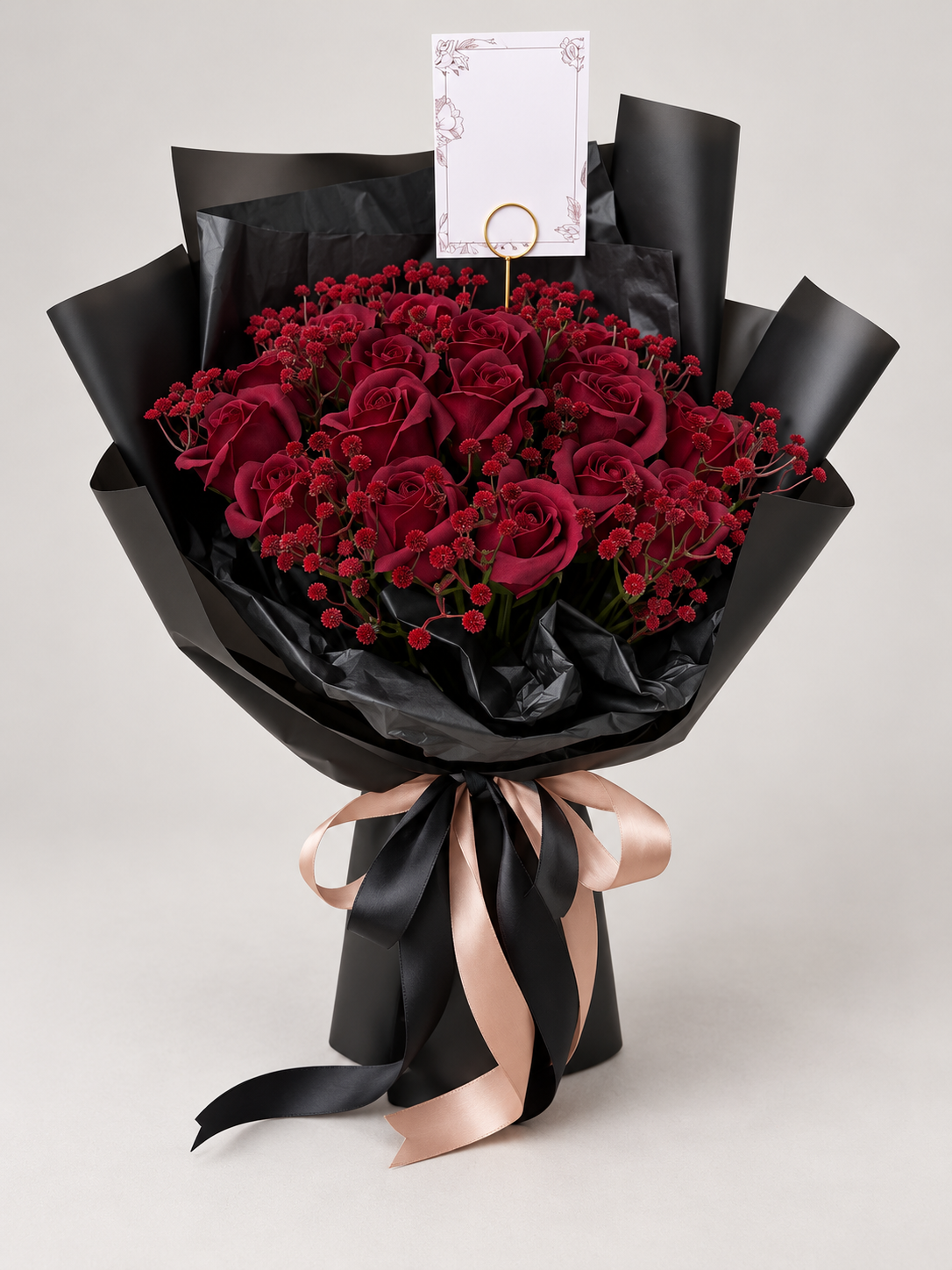 Crimson Velvet Bouquet thumbnail 3