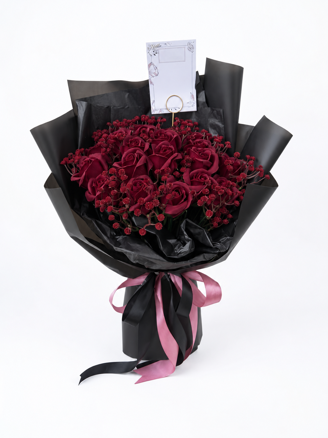 Crimson Velvet Bouquet thumbnail 3
