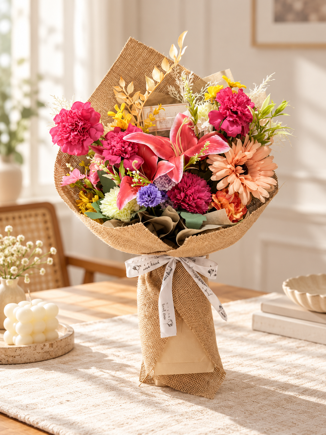Blush Prismatic Bouquet thumbnail 5