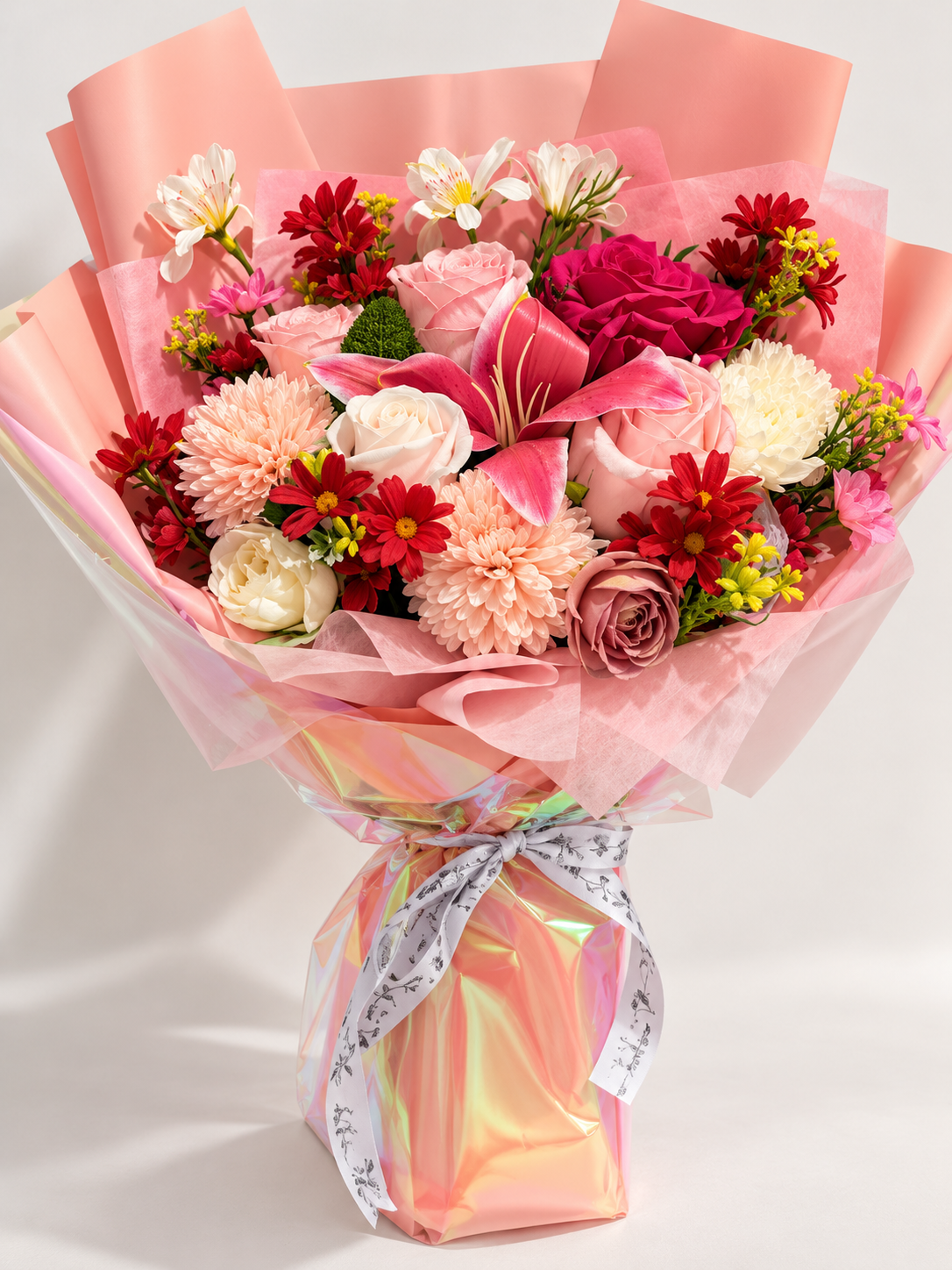 Blush Prismatic Bouquet thumbnail 2