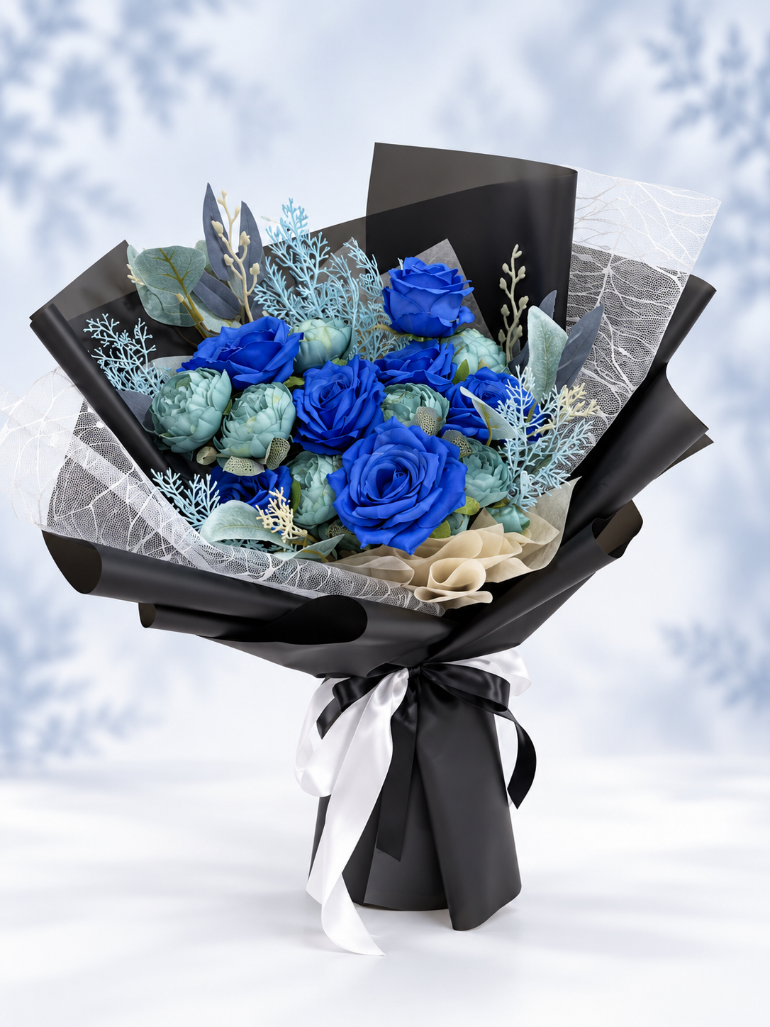Azure Velvet Bouquet