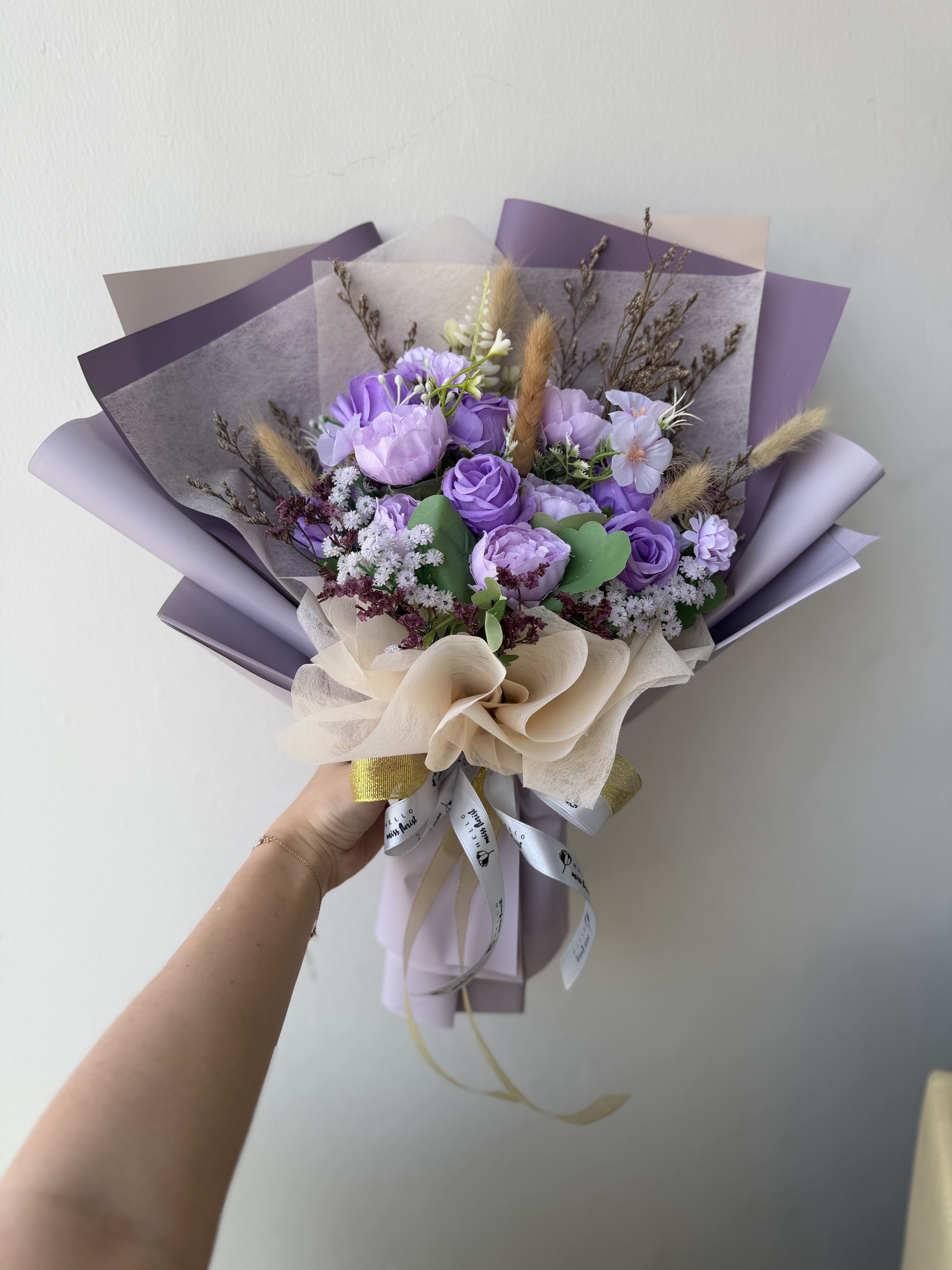 Amethyst Velvet Bouquet thumbnail 6