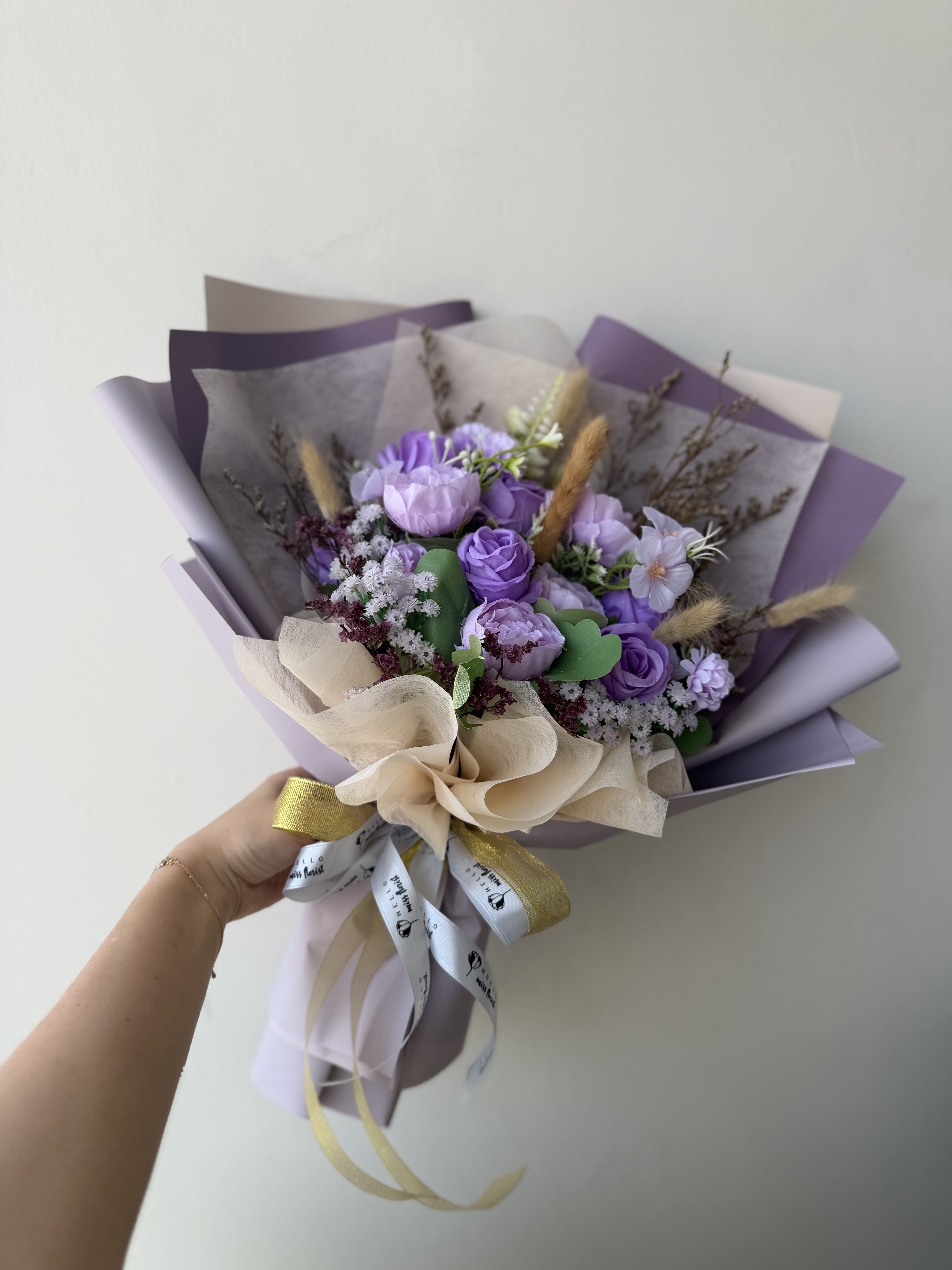 Amethyst Velvet Bouquet thumbnail 6