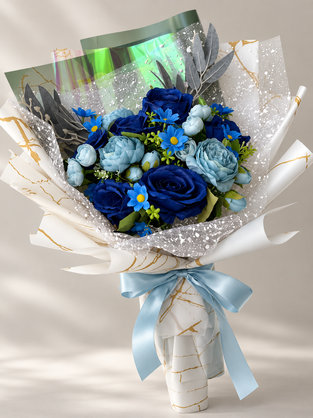 Azure Velvet Bouquet thumbnail 2