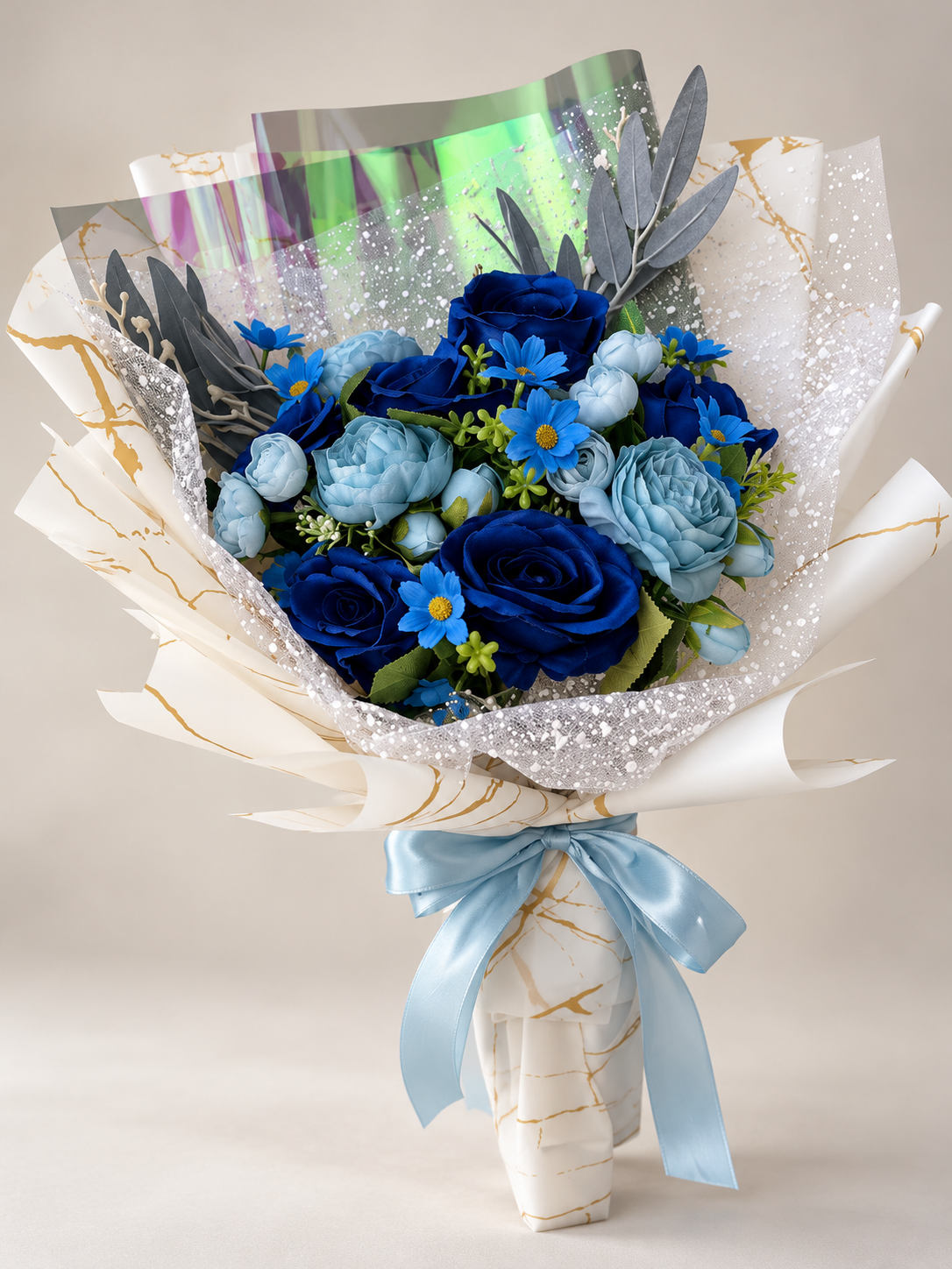 Azure Velvet Bouquet thumbnail 2