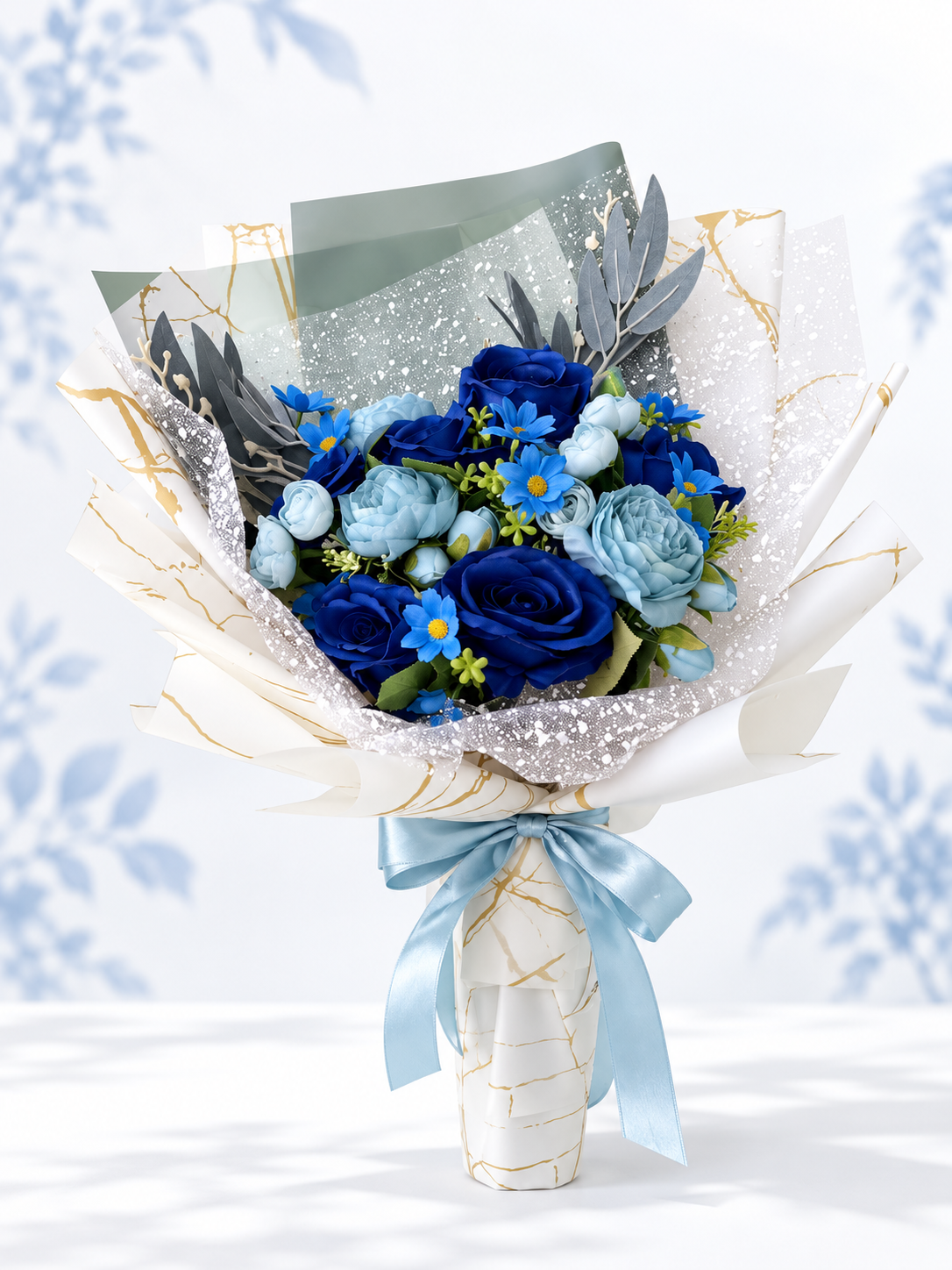 Azure Velvet Bouquet