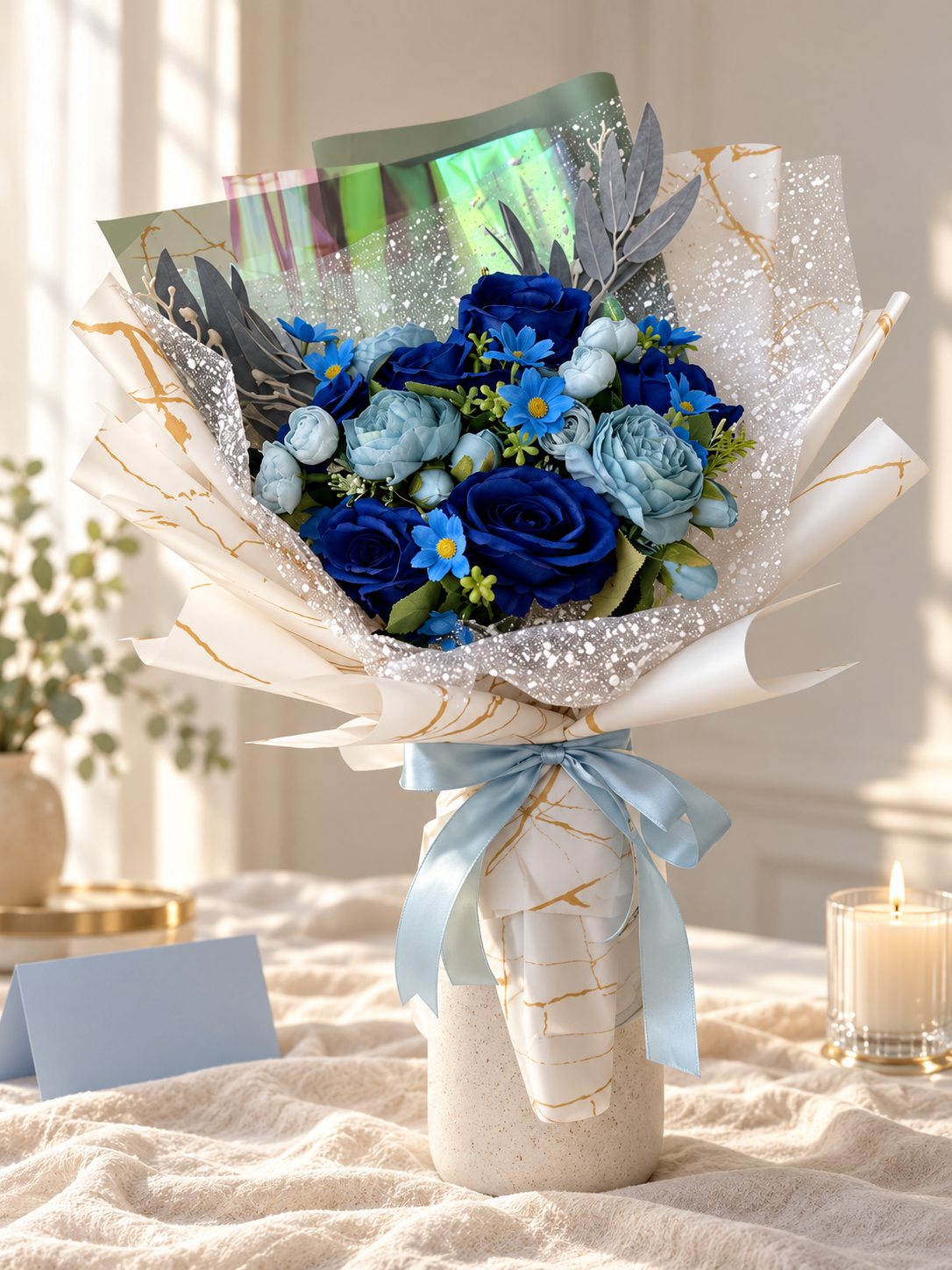 Azure Velvet Bouquet thumbnail 5