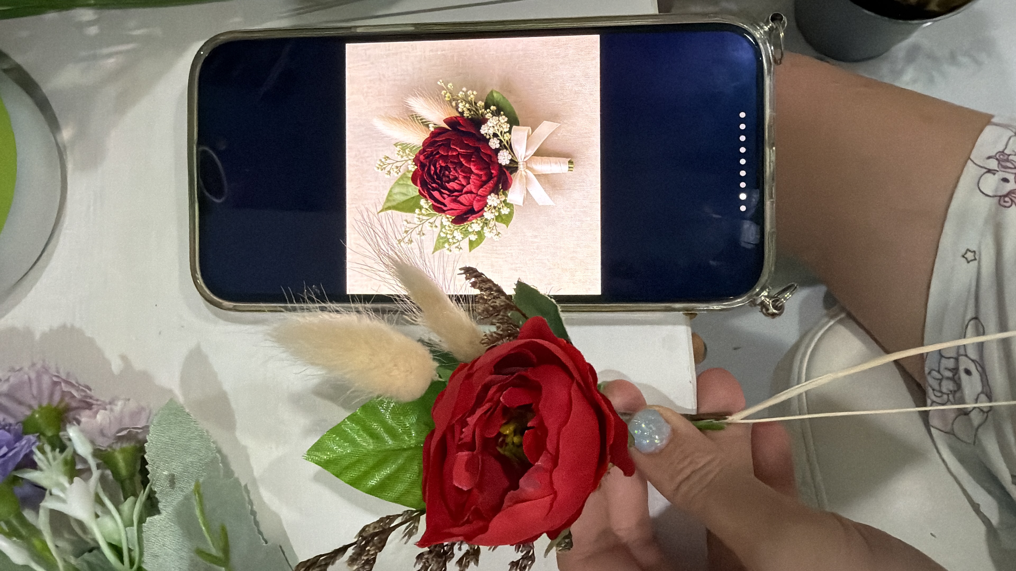 Crimson Velvet Bouquet thumbnail 6