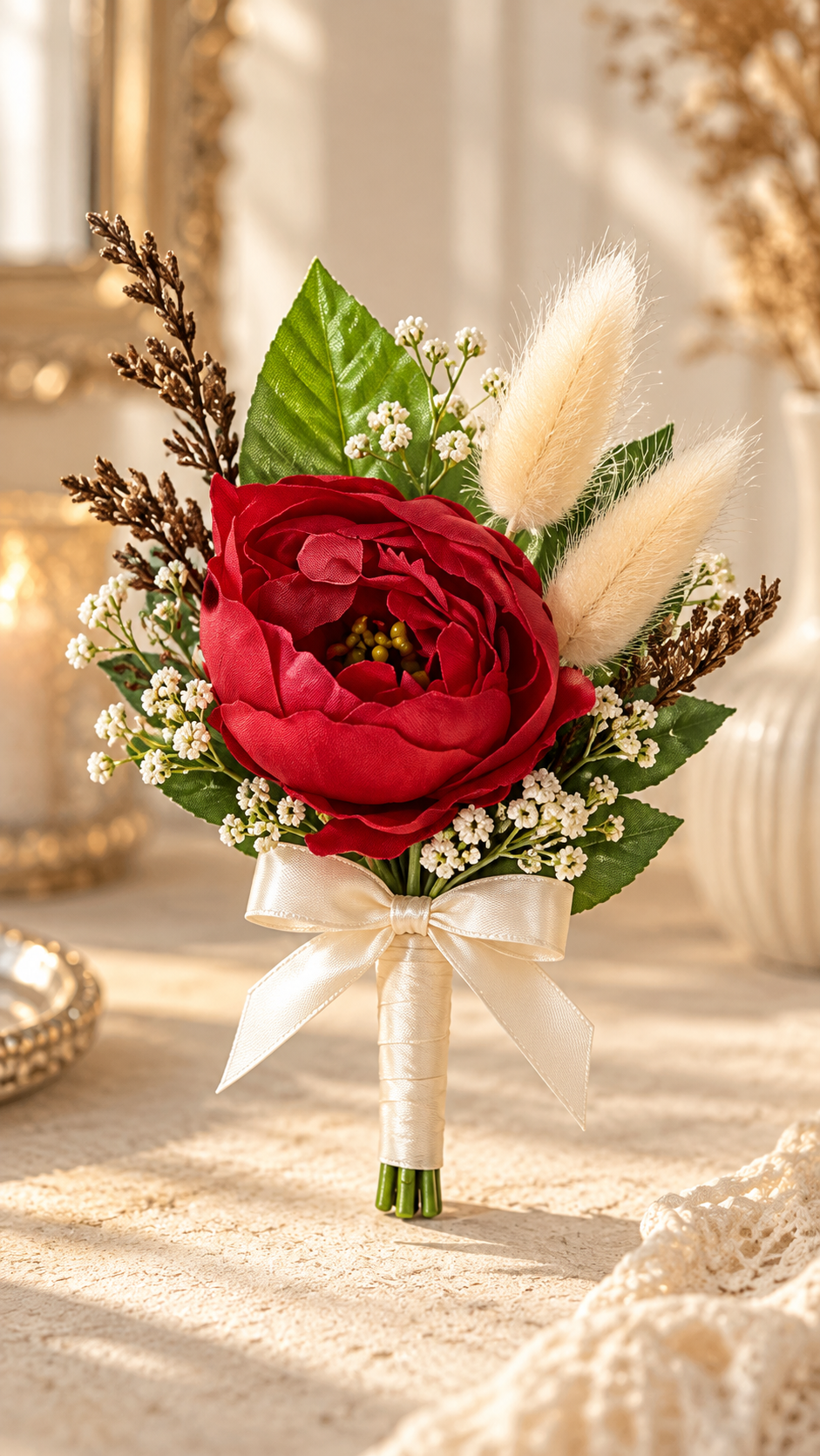 Crimson Velvet Bouquet thumbnail 5