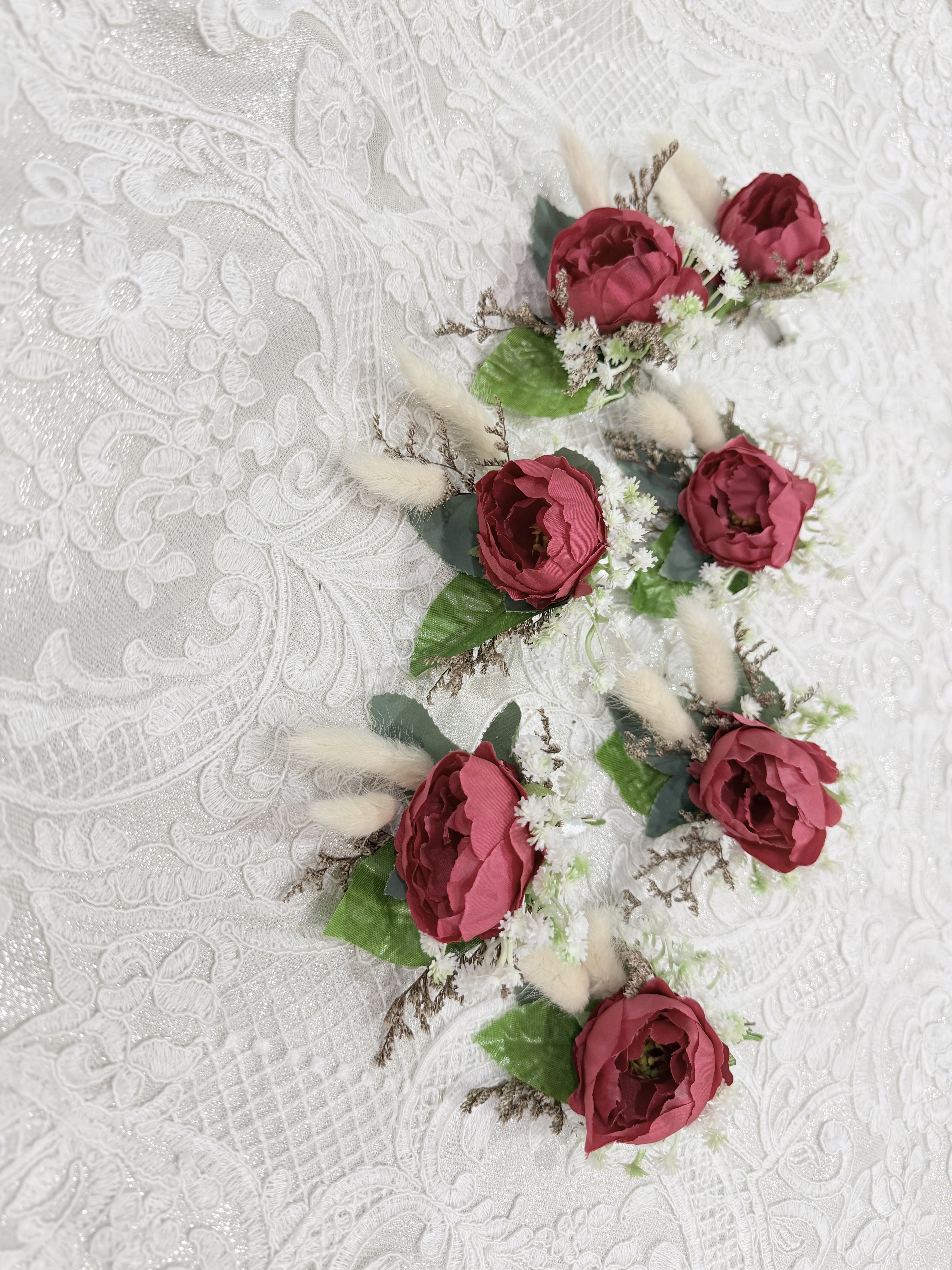 Crimson Blush Garden Bouquet thumbnail 6