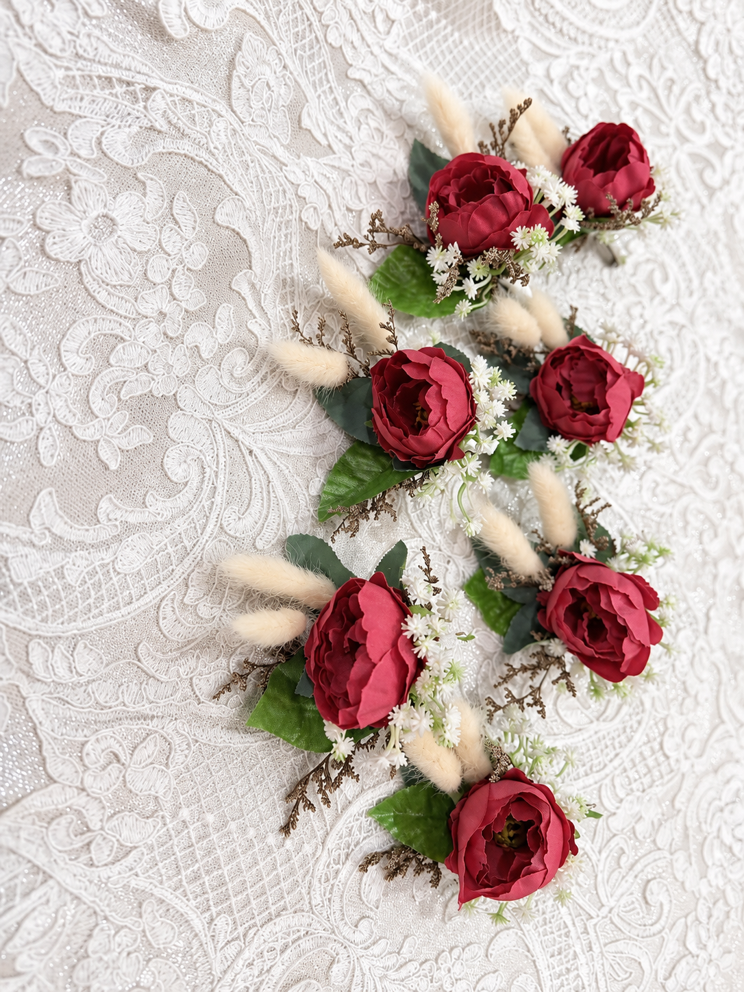 Crimson Blush Garden Bouquet thumbnail 2