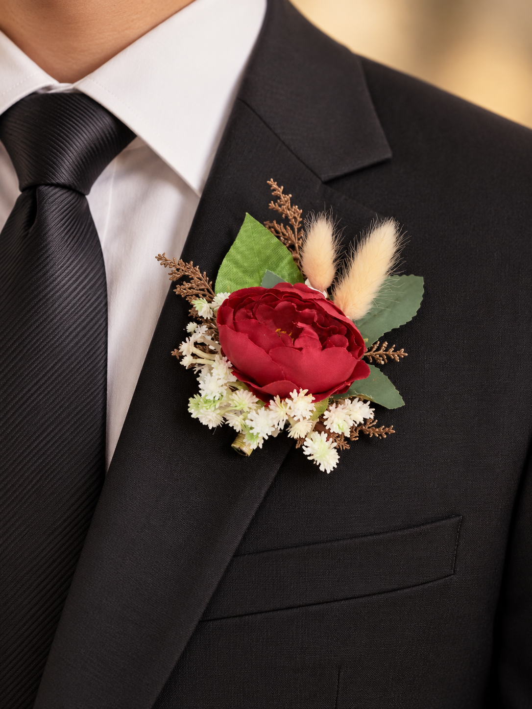 Crimson Pearl Corsage thumbnail 4