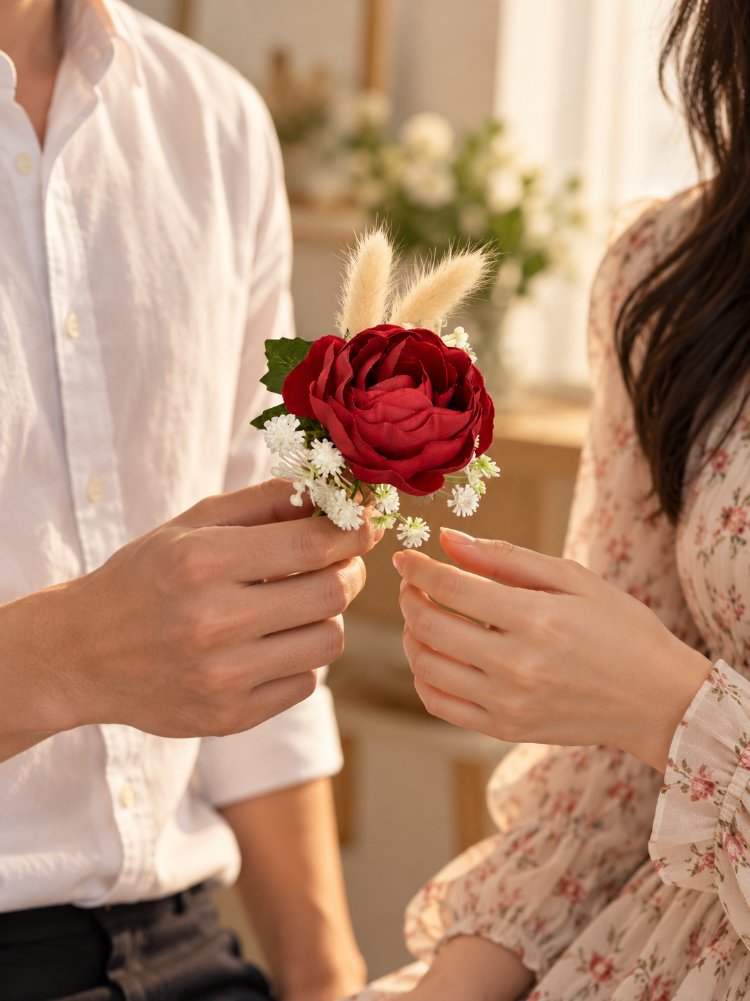 Crimson Velvet Bouquet thumbnail 4