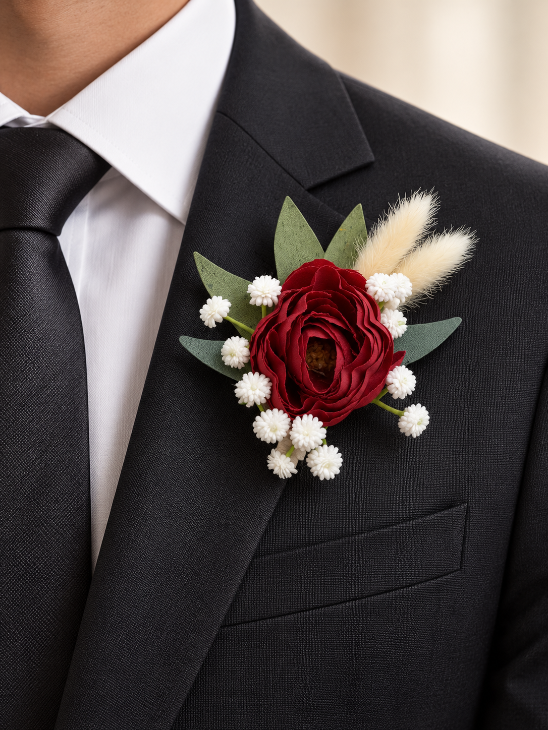 Crimson Lace Corsage thumbnail 4