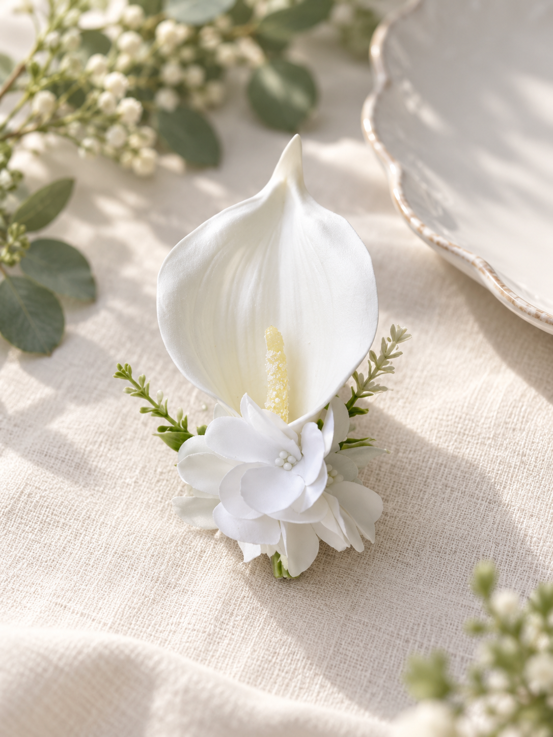 Ivory Pearl Corsage thumbnail 5