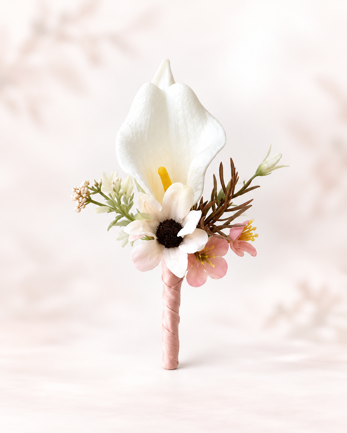 Ivory Blush Corsage foto 1