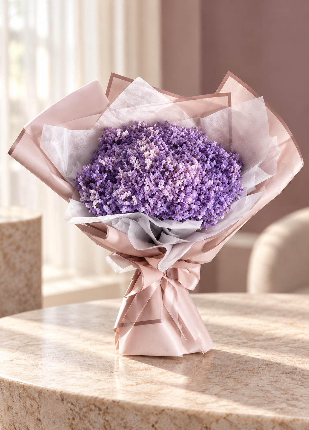 Velvet Violet Bouquet thumbnail 5