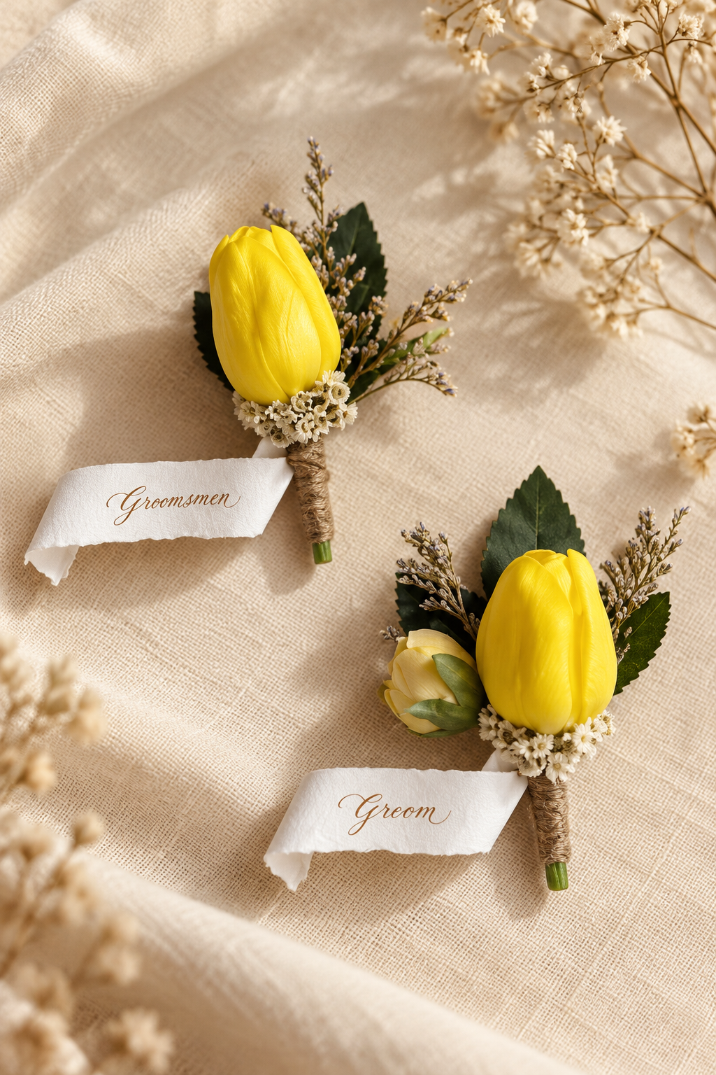 Golden Tulip Corsage thumbnail 4