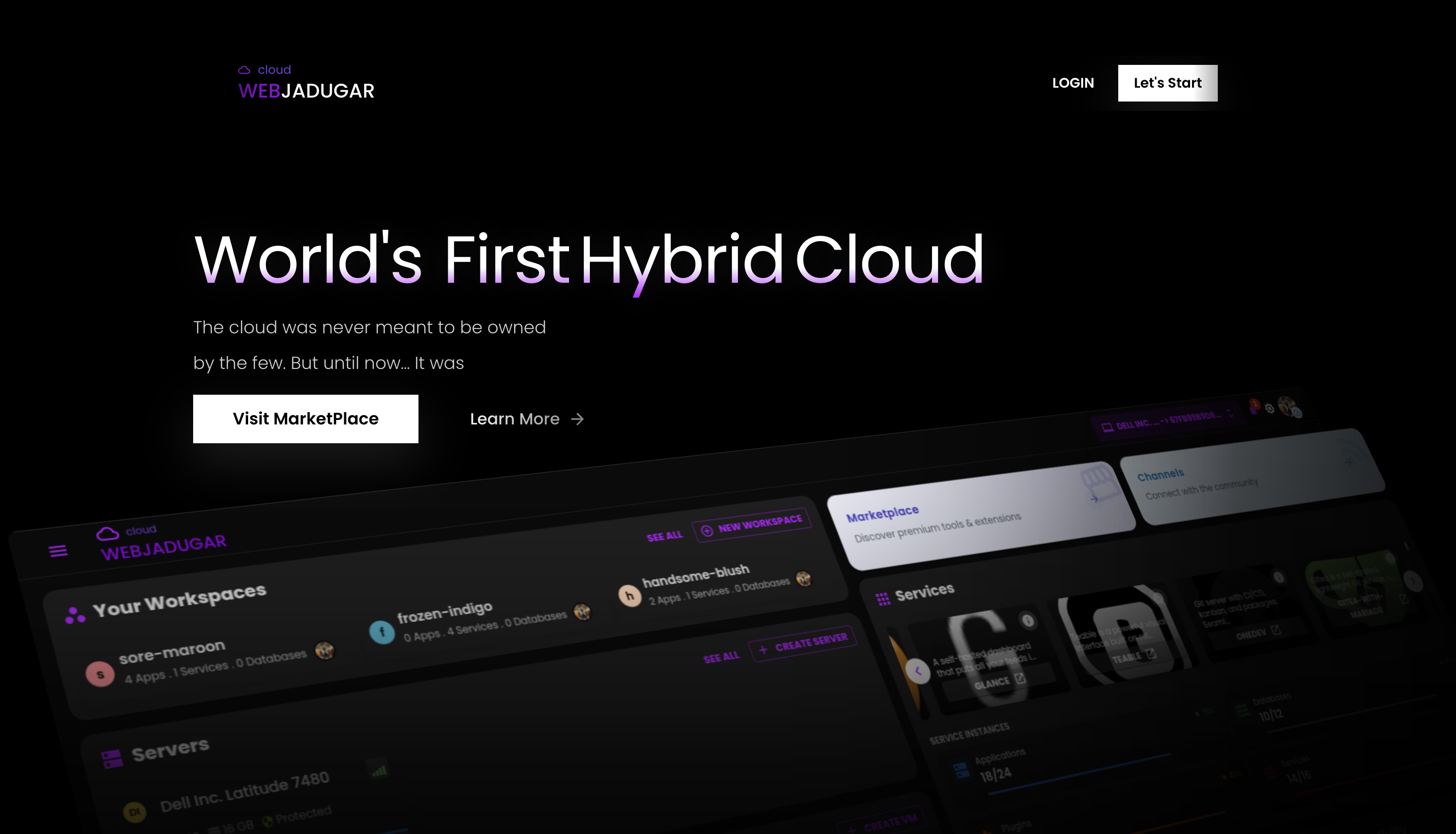 WebJadugar: World's First Open Cloud