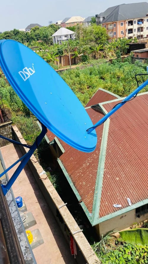 DStv dish and decoder